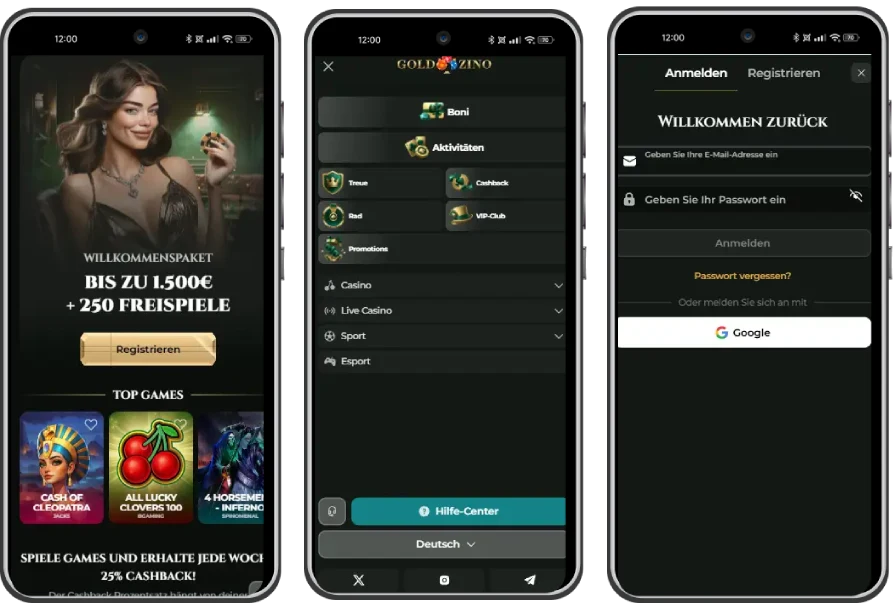 goldzino casino mobile gaming